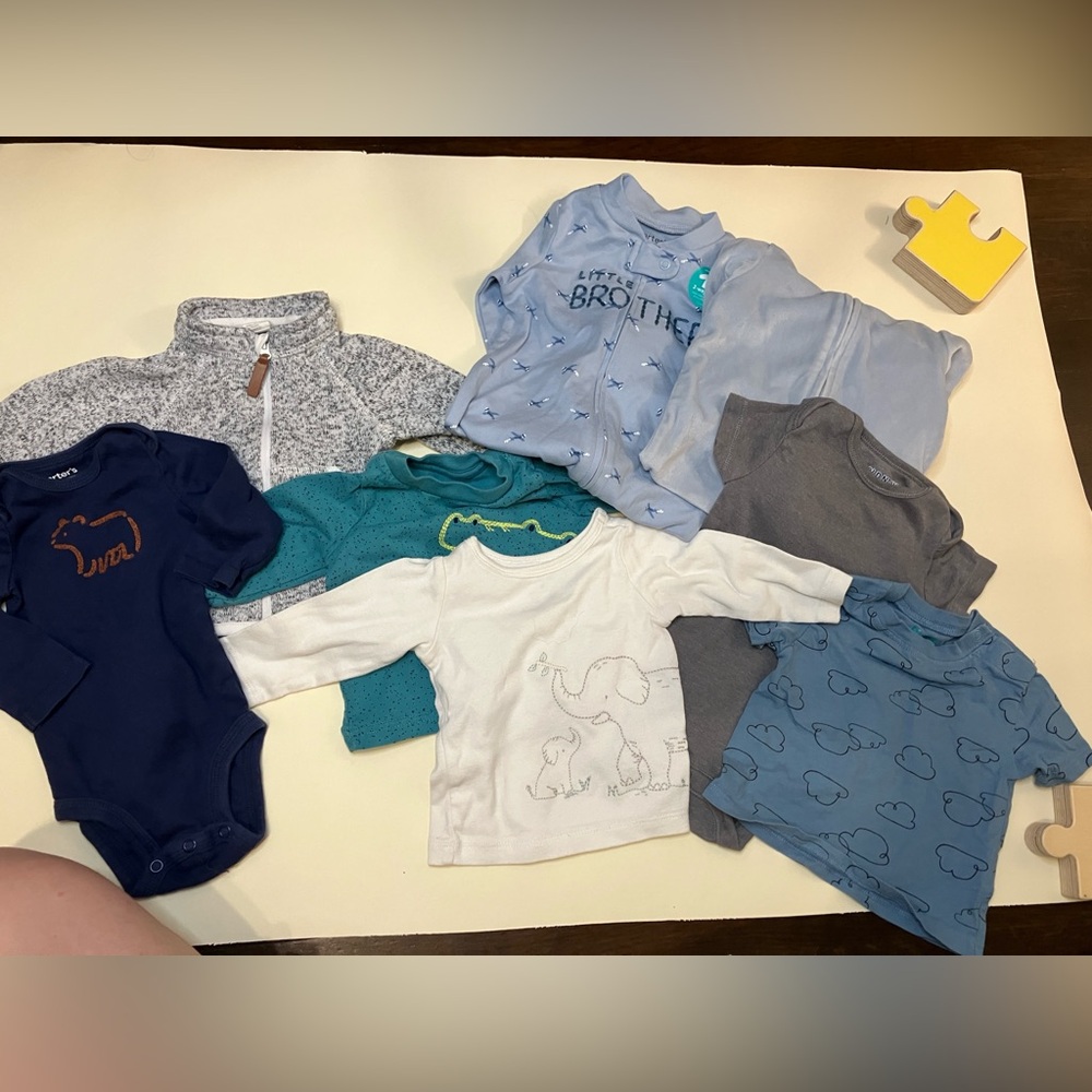 8 Piece 3-6 Months Baby Clothes Boy Bundle